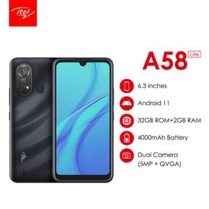 itel A58 Lite 6.3" 2GB RAM/32GB ROM Android 11