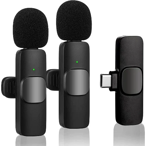 Wireless Lavalier Double Microphone For Smartphone32