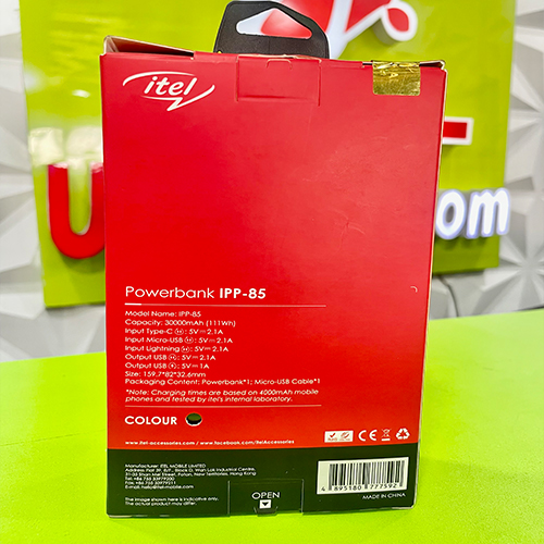 Itel Power Bank 30000mAh 1