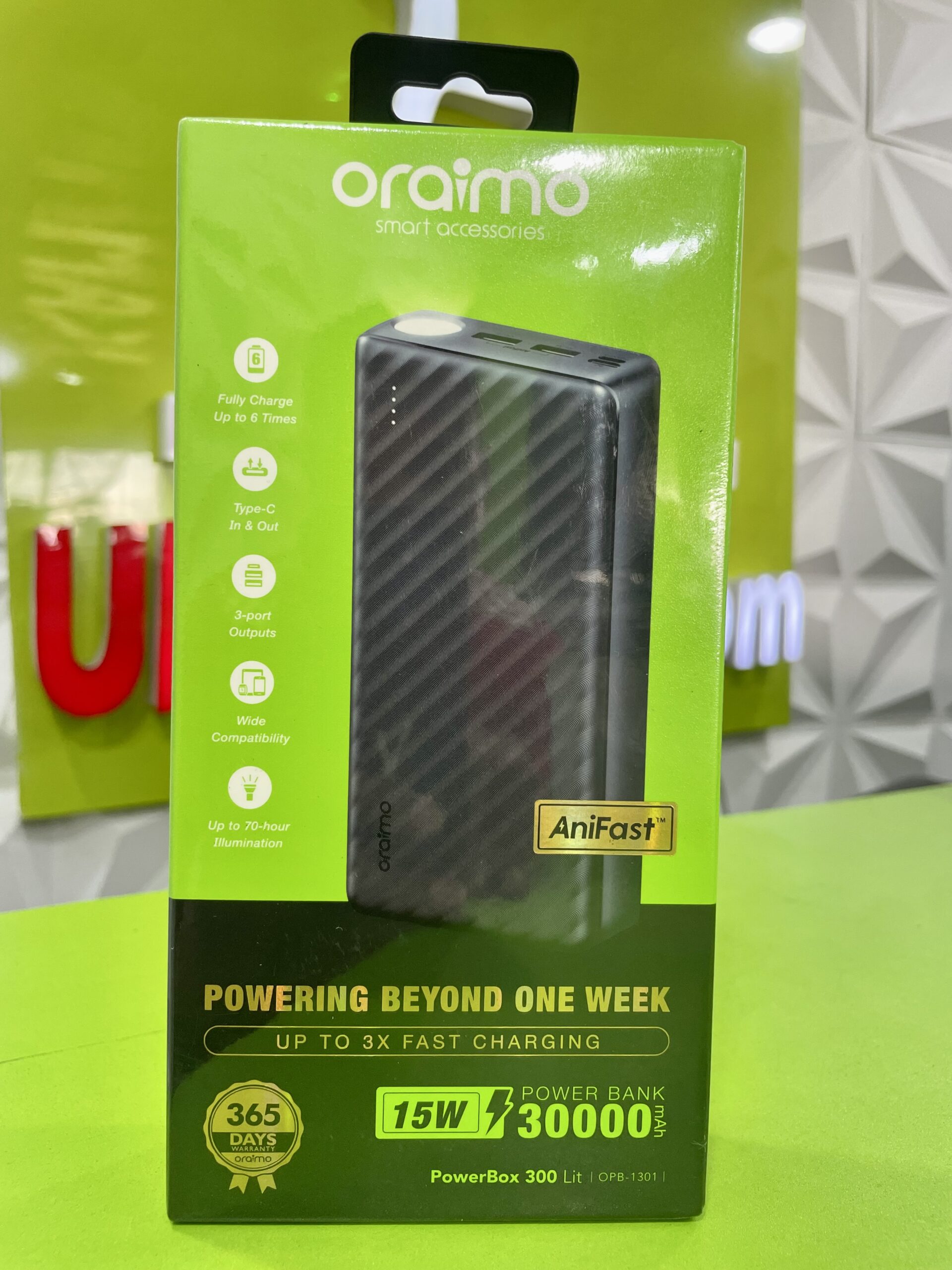 Oraimo Power Bank 30000mAh