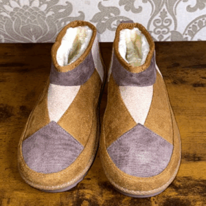 Ankle-high winter slippers