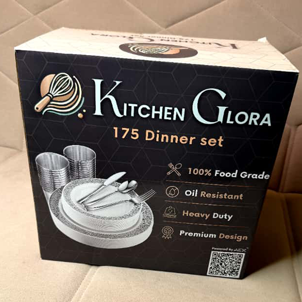 Kitchen Glora 175 Piece Dinner Set