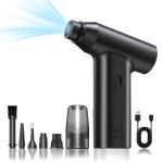 Mini Wireless Dust Blower 130000RPM Brushless Turbo Fan Keyboard & PC Cleaner UK