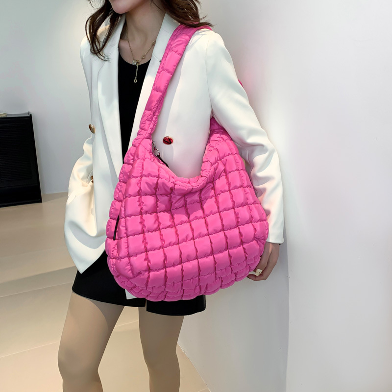 Pleated Cloud Dumpling Bag – Large Capacity Fashion Shoulder & Crossbody Bag UK - Image 2