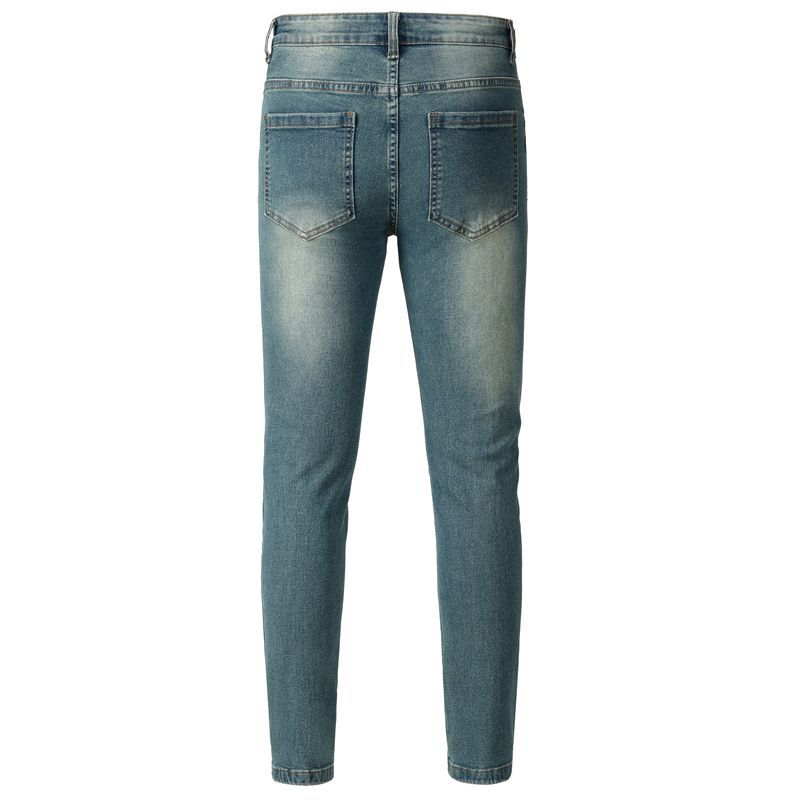 Premium Men’s Casual Stretch Slim Fit Ripped Jeans – American Style Denim - Image 2