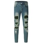 Premium Men’s Casual Stretch Slim Fit Ripped Jeans – American Style Denim