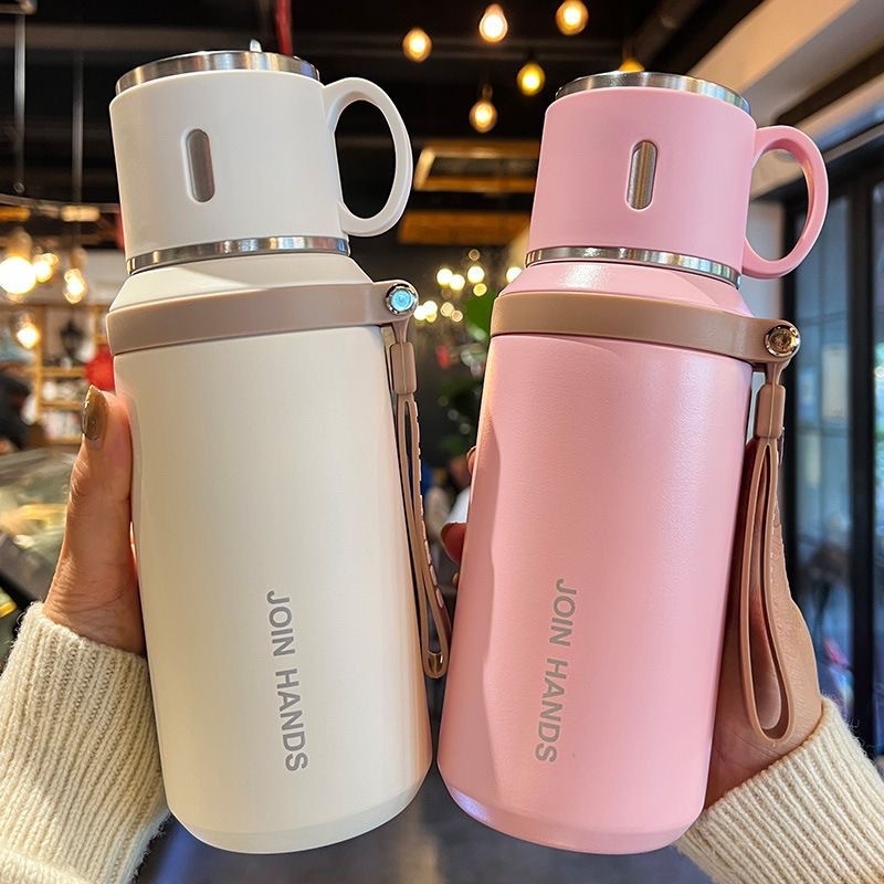 316 Stainless Steel Thermos Cup Large Capacity Portable Insulated Water Bottle UK - Image 2