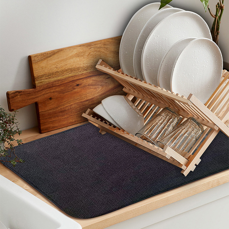 Smart 1-Piece Kitchen Drying Mat – Absorbent Heat-Resistant Countertop & Dining Table Pad - Image 3