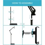 Universal 360 Adjustable Floor Stand Holder For Tablet  IPad  Phone 3.5  11in