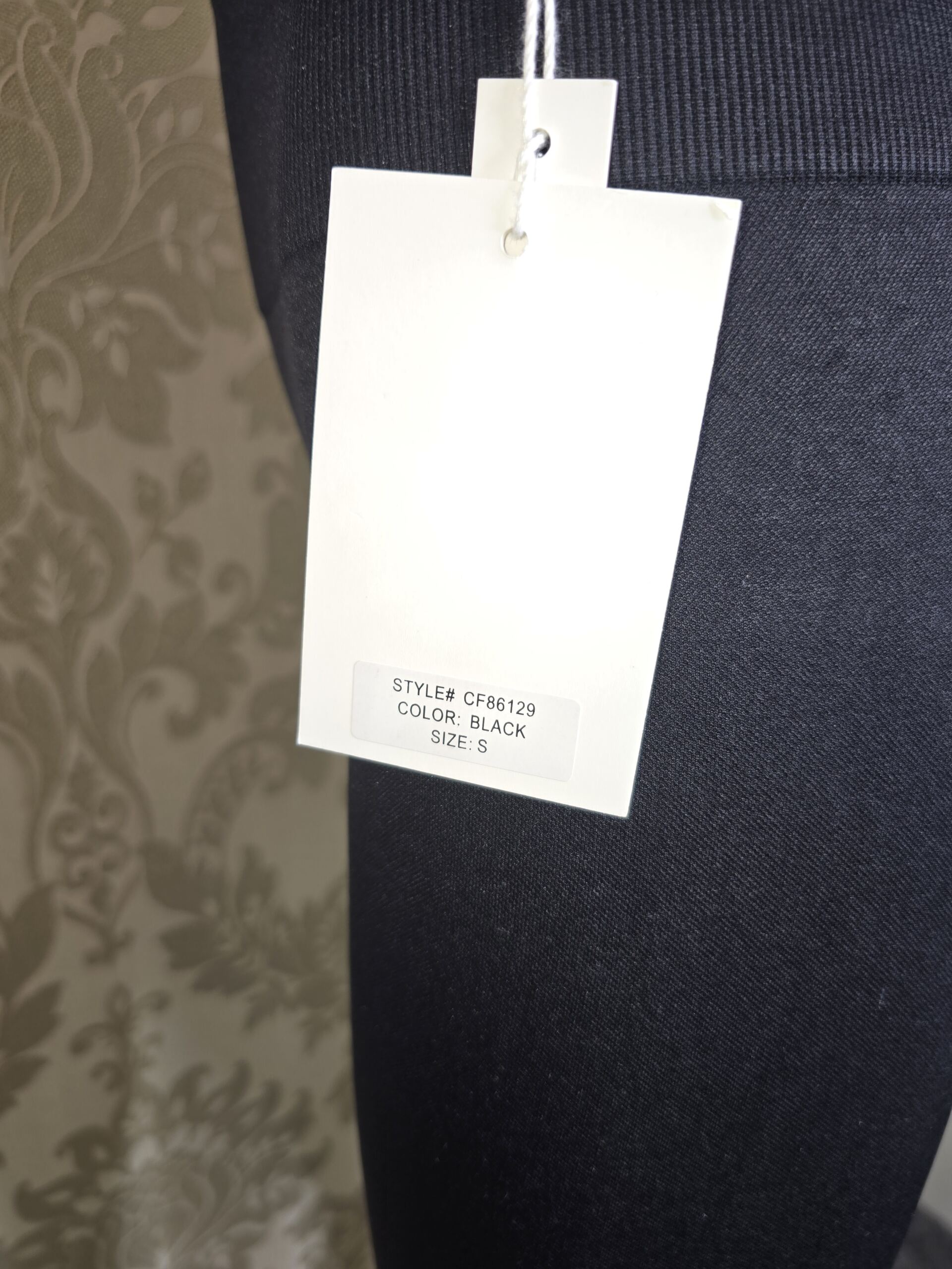Women’s Black High-Waist Flared Leggings – Size Small - Image 2