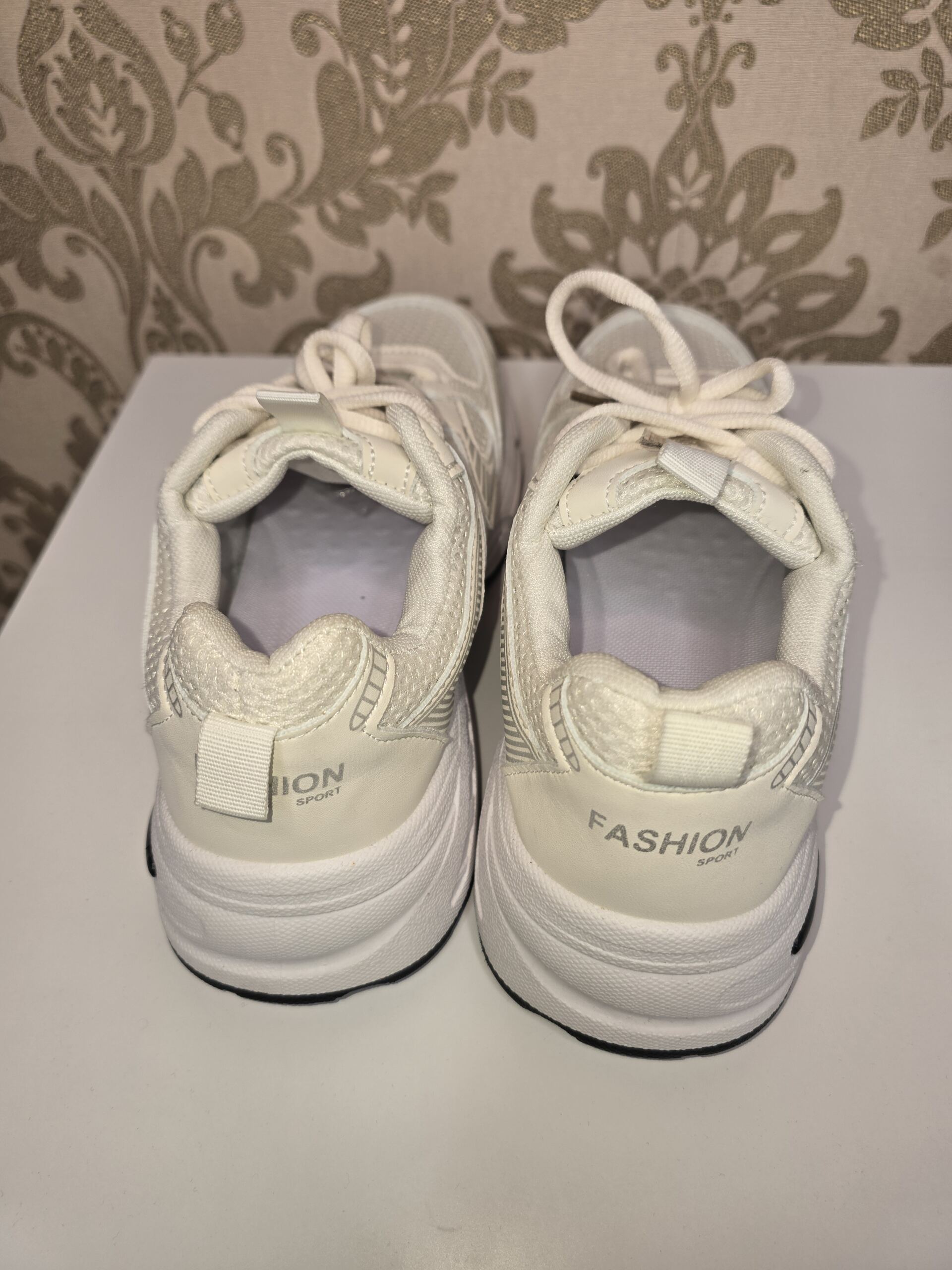 Stylish Women’s Cream Chunky Trainers – Size 40 Breathable Sport Sneakers - Image 5