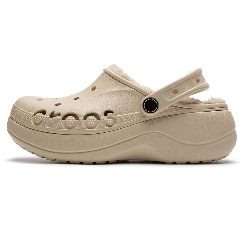 Crocs Beryl Fur Slippers Unisex Cloud Clogs for Indoor Outdoor Wear - Image 2