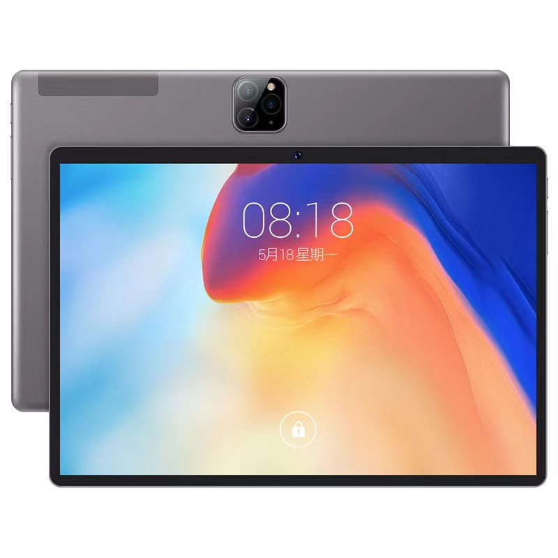 10.1 Inch Android Tablet PC, Eye Protection Learning Call Tablet 32 GB Green