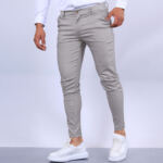 Premium Men’s Slim Fit Stretch Casual Trousers – 3 Stylish Colours