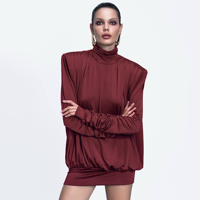 Sanhu Lianjiang Backless High Neck Skirt, Structured Fit