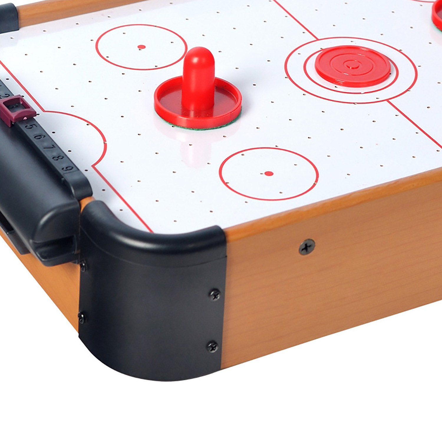 Mini Air Hockey Table Top Game for Kids, Compact Indoor Play
