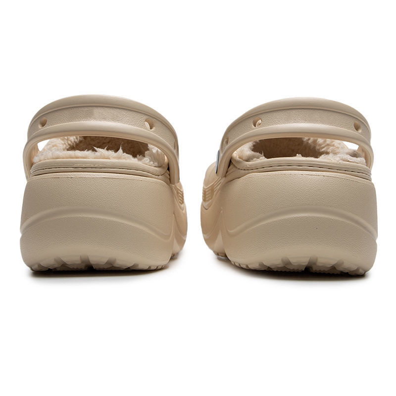 Crocs Beryl Fur Slippers Unisex Cloud Clogs for Indoor Outdoor Wear - Image 4