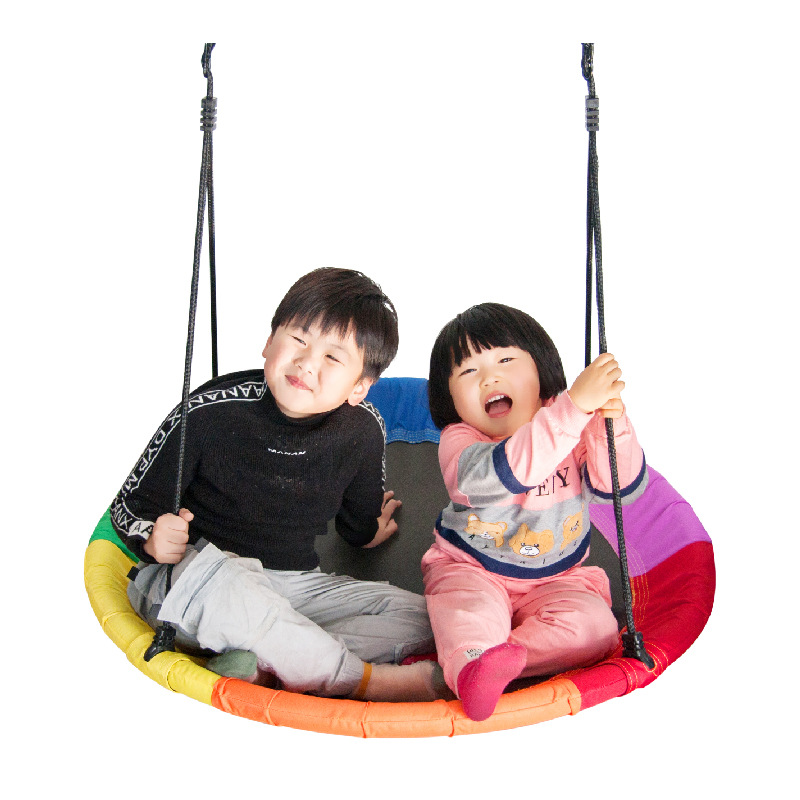 Durable Round Children's Garden Swing - Image 5
