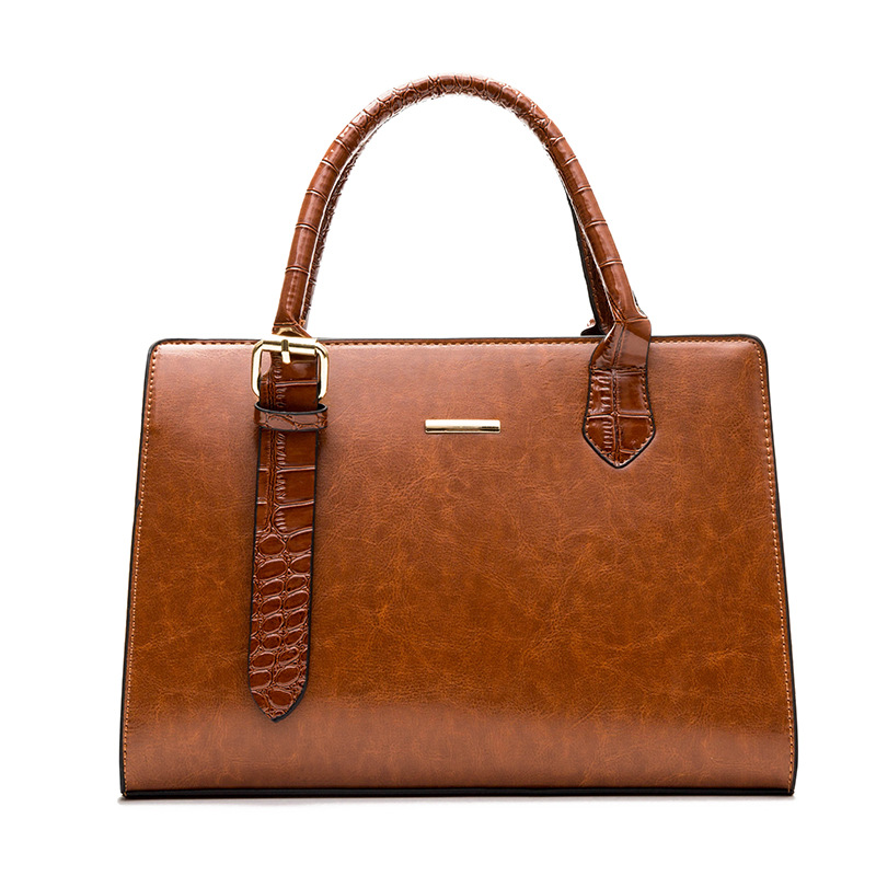 3-Piece Retro European Shoulder Messenger Bag Set women's shoulder messenger bag three-piece set mother and child bag - Image 4