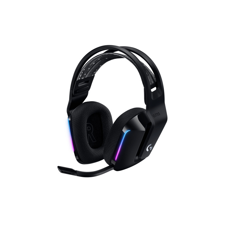 Logitech G733 Wireless Gaming Headset, 7.1 Surround Sound Noise Reduction, Black or Purple - Image 3