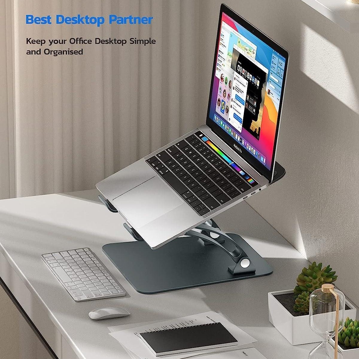 Laptop Stand desktop spinning lift elevated rack office for cooling in gaming stand hanging bracket computer stand - Image 4