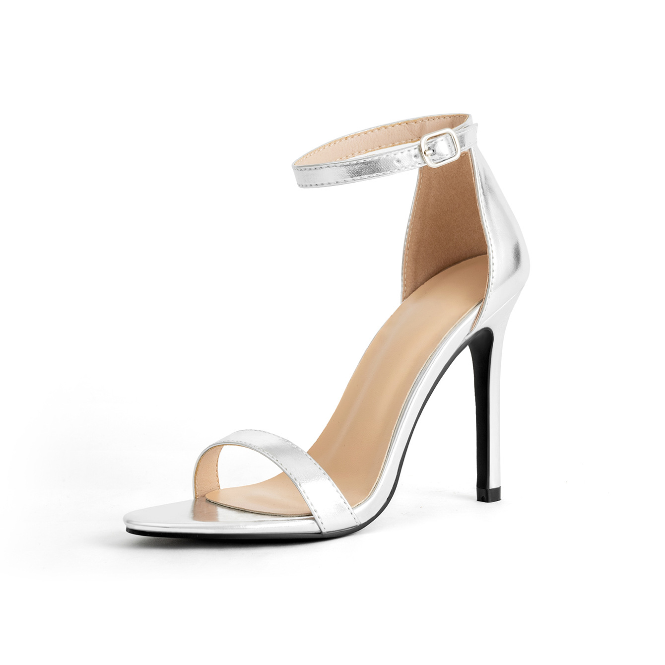 Elegant Square Toe Stiletto High Heel Pumps - Image 6
