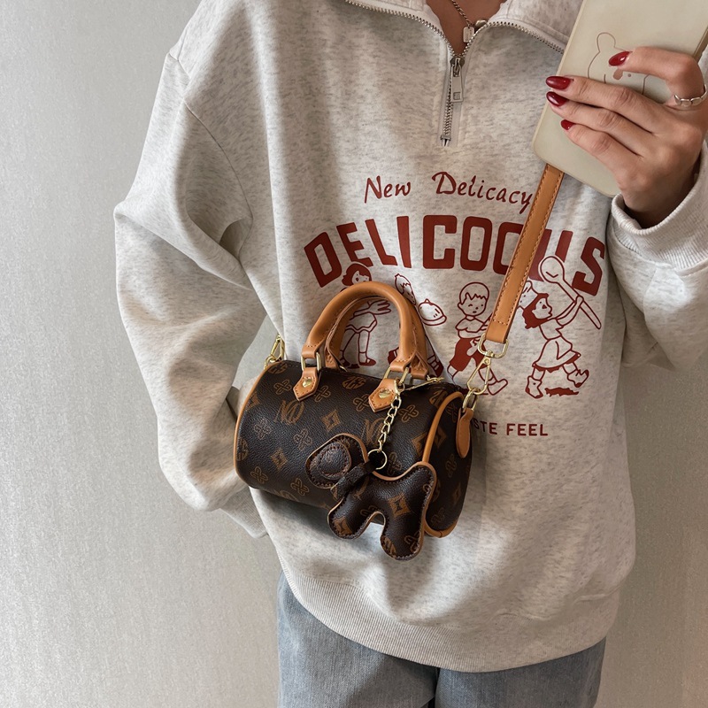 Cute Korean Cartoon Print Pillow Crossbody Bag - Image 5