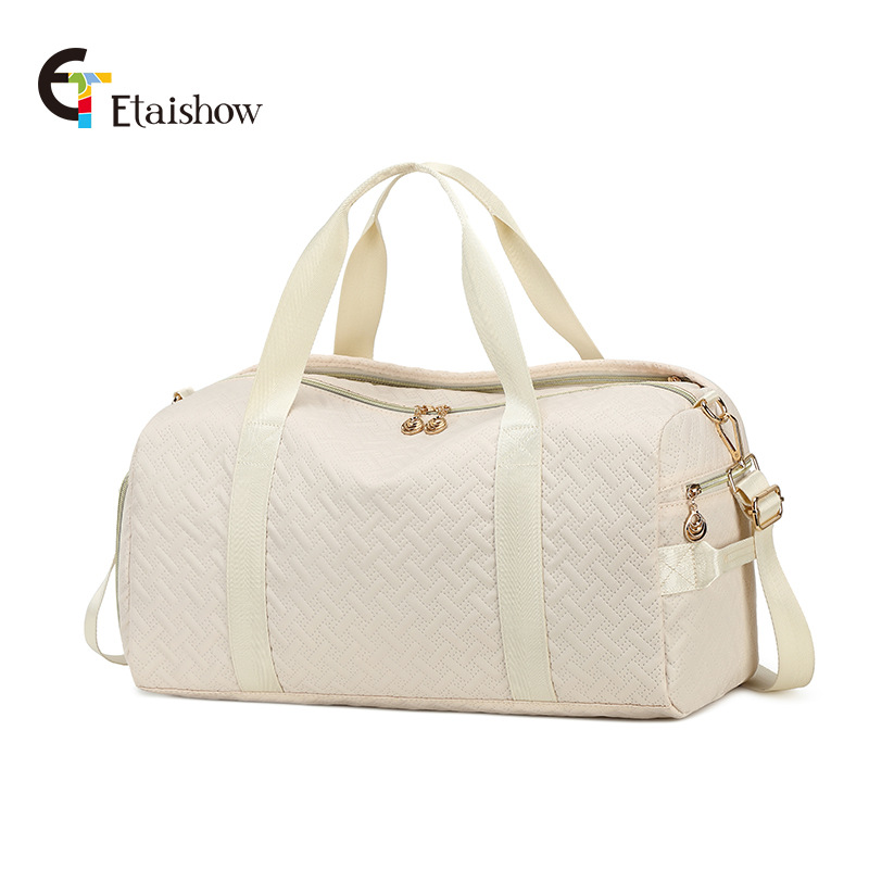 Spring 2024 new simple super light and large capacity travel bag outdoor leisure sports gym bag men's and women's independent shoe warehouse - Image 2