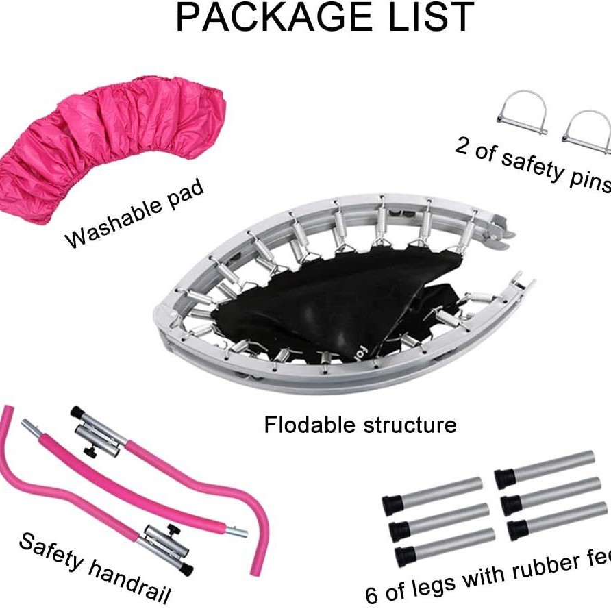 Foldable Indoor Children's Mini Trampoline - Image 4