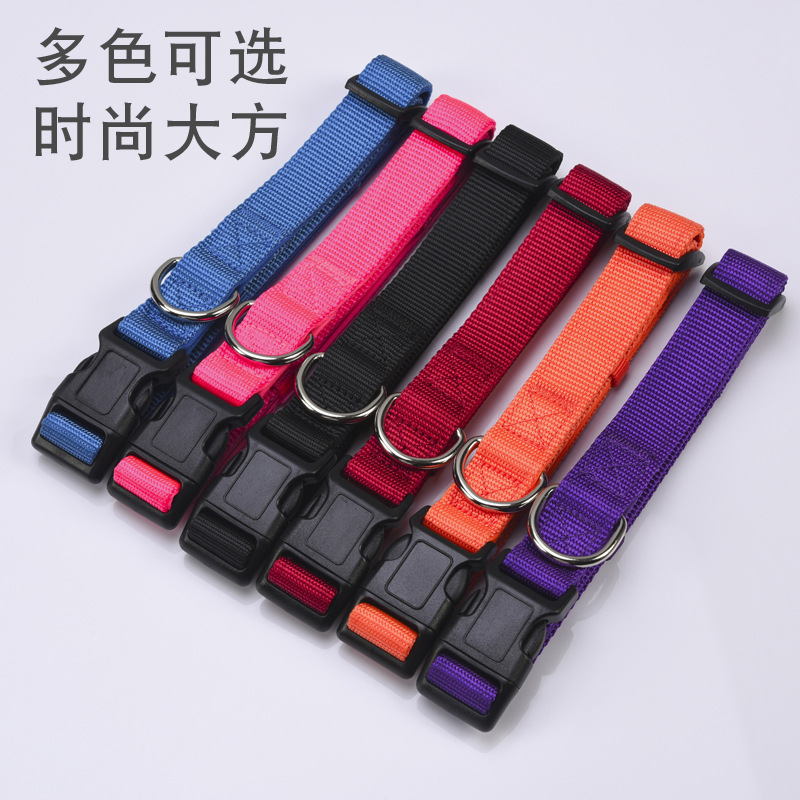 Diving Nylon Soft Lined Dog Leash & Collar Set - Image 5