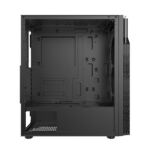 X99 Gaming Computer Case, Tempered Glass RGB Desktop