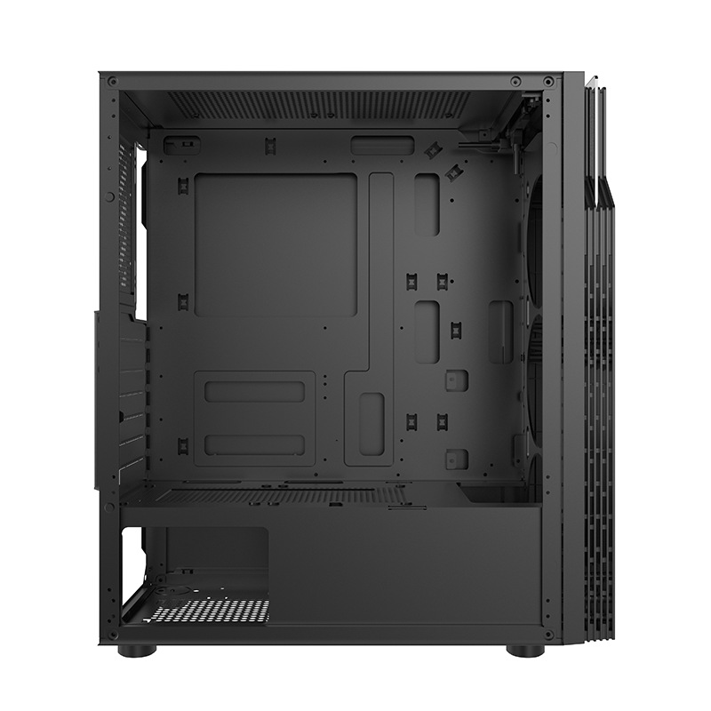 X99 Gaming Computer Case, Tempered Glass RGB Desktop