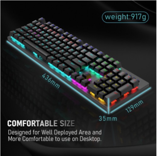 HP Mechanical Gaming Keyboard Green Switch - Image 4