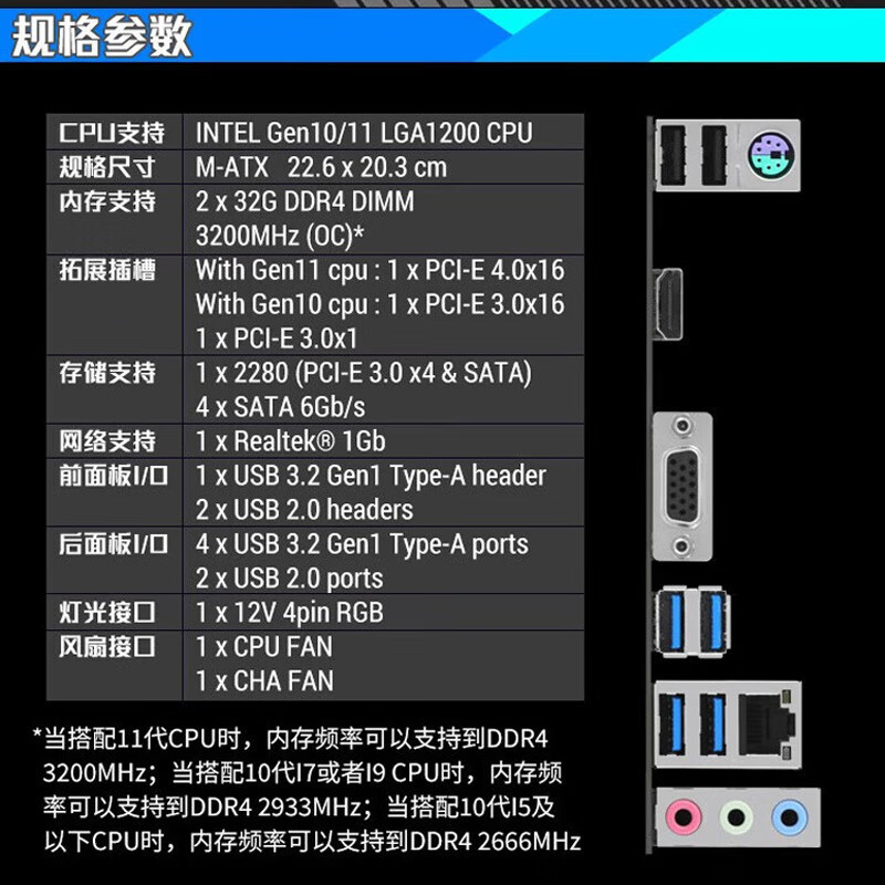 Applicable to ASUS (ASUS) PRIME H510M-K R2.0 gaming electronic sports desktop computer motherboards - Image 2