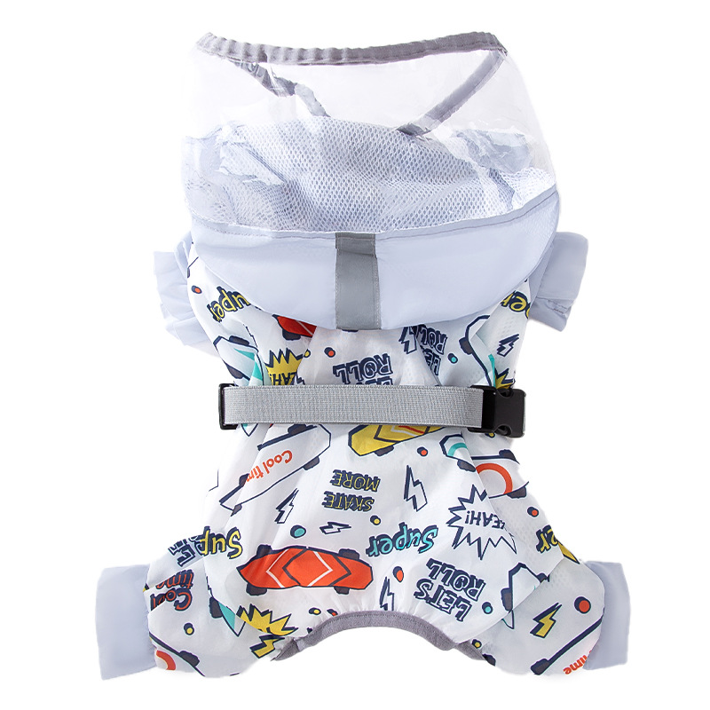 Fun Corgi Cartoon Dog Raincoat Poncho - Image 5