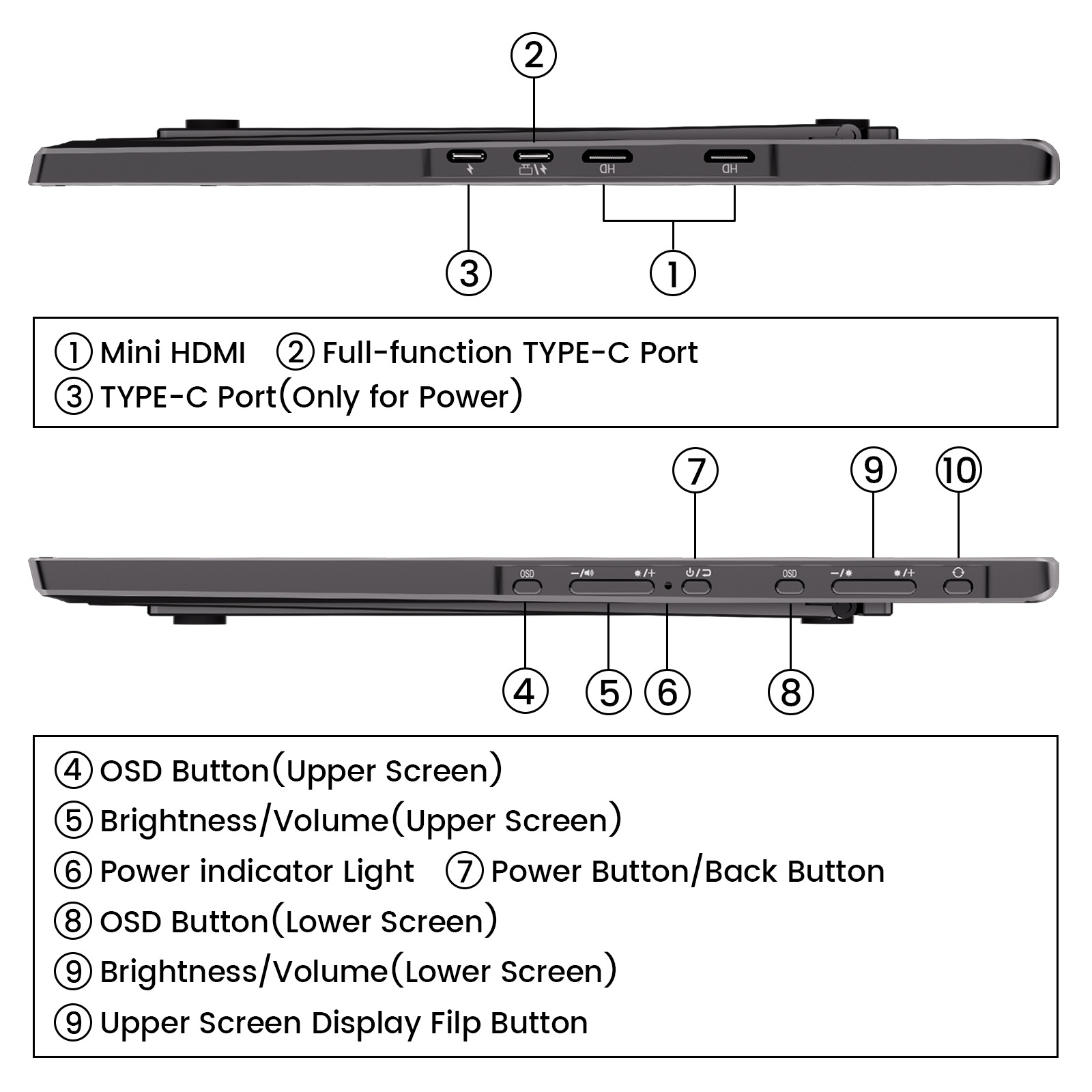 15.6 Inch Dual Screen Portable Monitor, 1080 P External Display for Laptop Office Gaming - Image 5