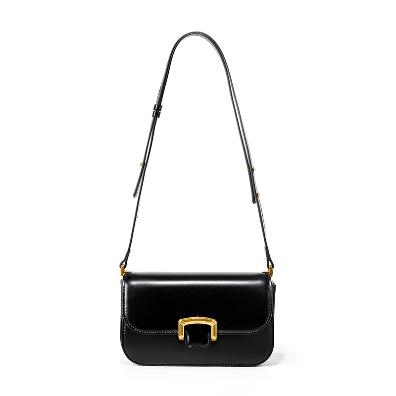 2025 spring and summer new French spring and summer genuine leather women's bag crossbody wedding bag minority fashion commuting underarm bag - Image 5