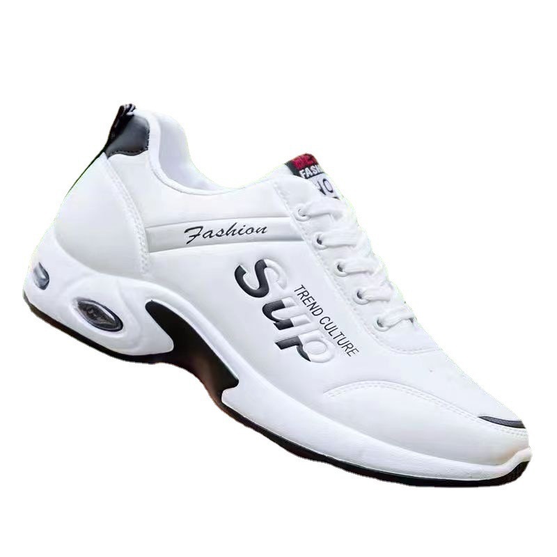 Men's Waterproof Leather Sneakers, Breathable Casual Platform Shoes for Spring Autumn - Image 5