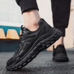 Breathable Mesh Running Shoes, Non-Slip Men’s Casual Trainers