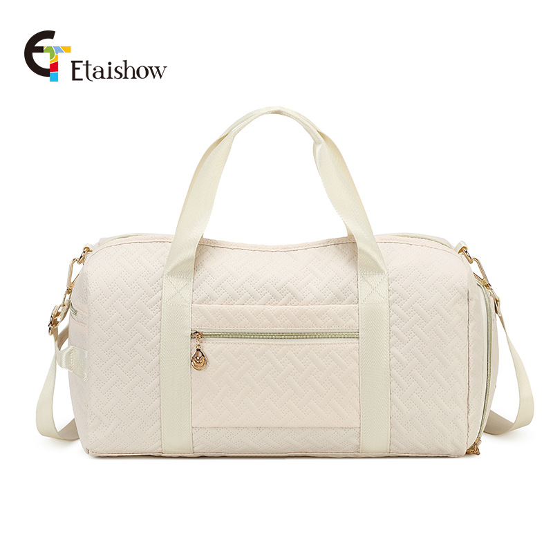 Spring 2024 new simple super light and large capacity travel bag outdoor leisure sports gym bag men's and women's independent shoe warehouse - Image 3