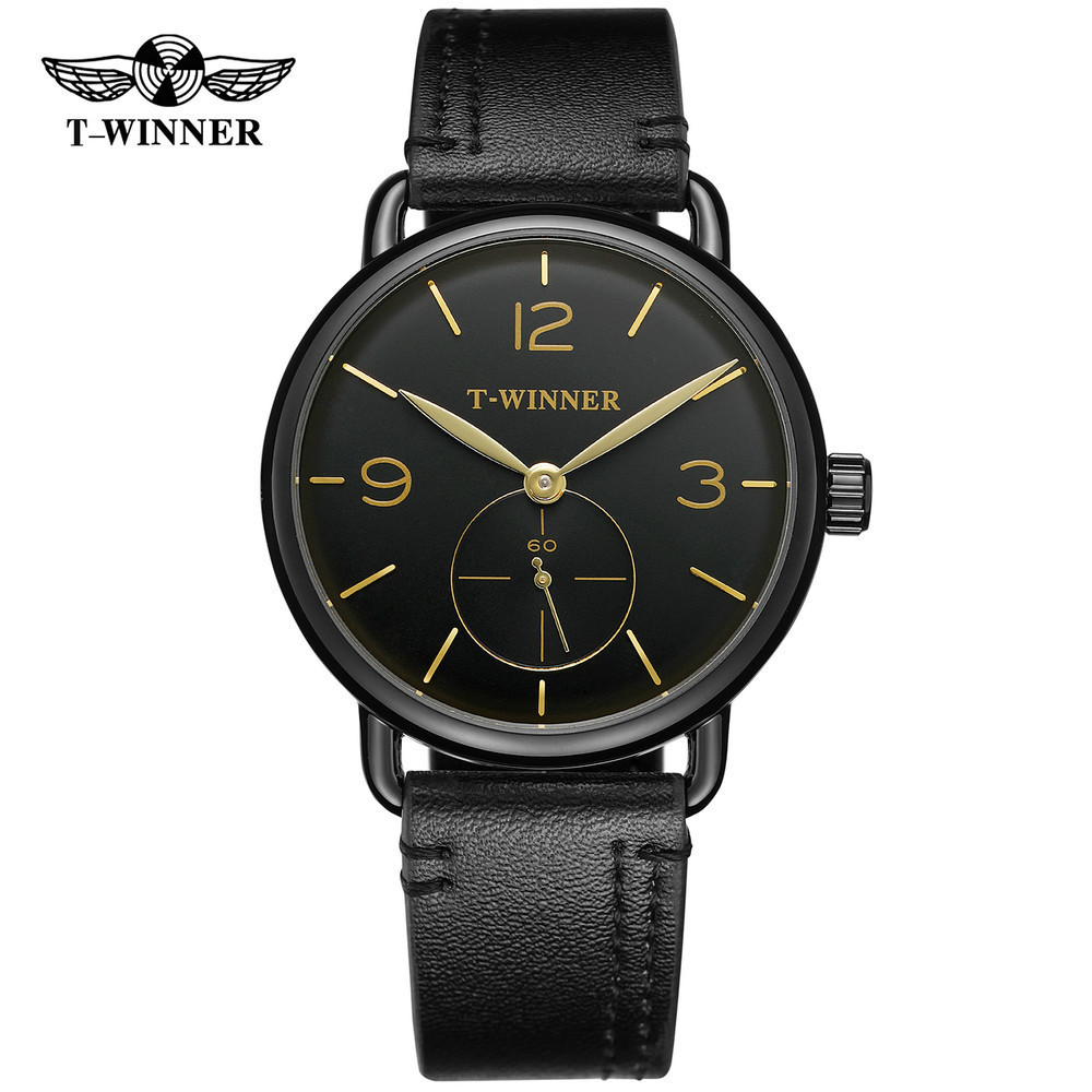 TWINNER 276G Men's Mechanical Leather Watch - Image 2