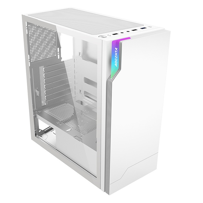 X99 Gaming Computer Case, Tempered Glass RGB Desktop - Image 3