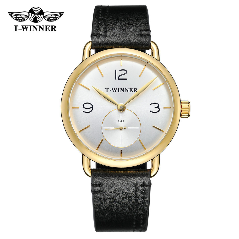 TWINNER 276G Men's Mechanical Leather Watch - Image 3