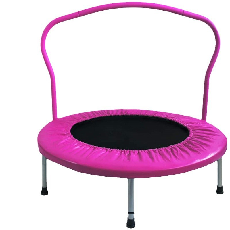 Children's trampoline indoor small child baby trampoline fitness foldable entertainment bouncing bed portable storage - Image 2