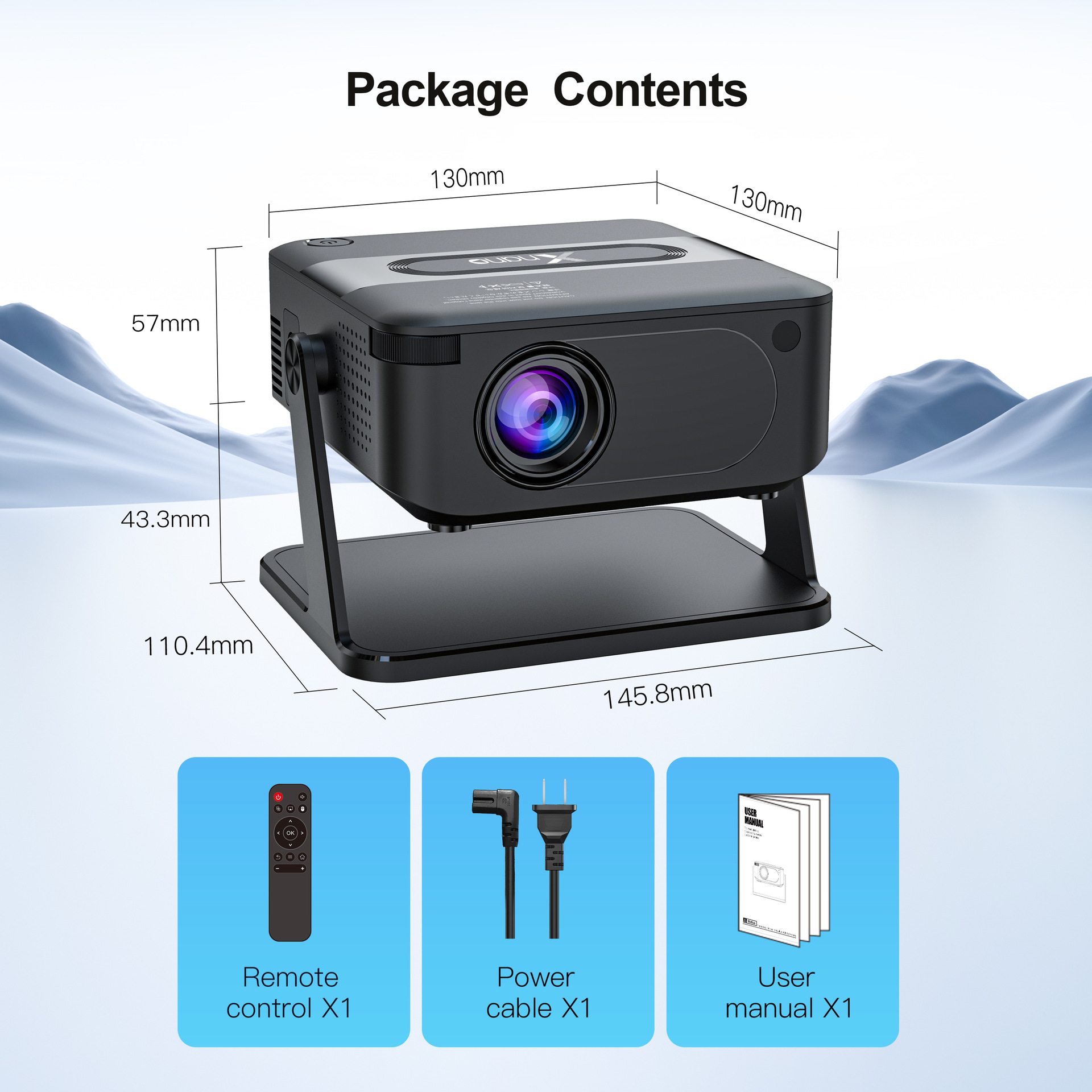 Mini Portable 4K HD Wireless Projector - Image 5