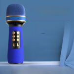 Bluetooth Karaoke Microphone WS898 Wireless Singing Mic Pink