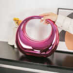 Acrylic Crossbody Dumpling Bag, Candy Color Style