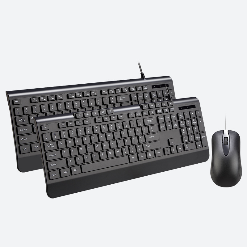 USB Wired Keyboard and Mouse Set 669 with Multimedia for Gaming Home Office - Image 2